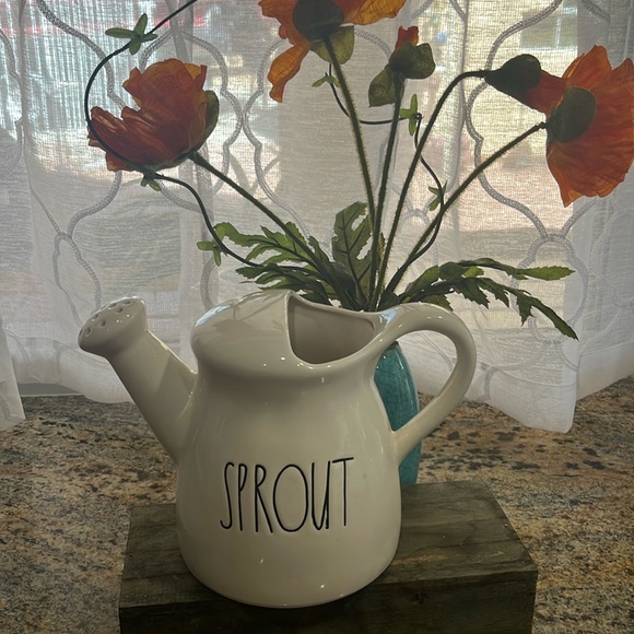 Rae Dunn Other - Rae Dunn "Sprout" Ceramic Watering Can.